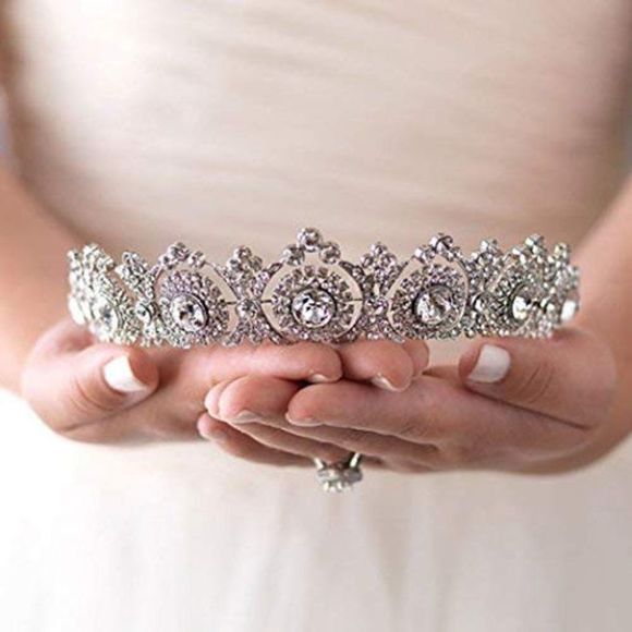 Accessories - Vintage Bridal Tiara Royal Bridal Crown Silver